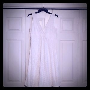 White embroidered sundress